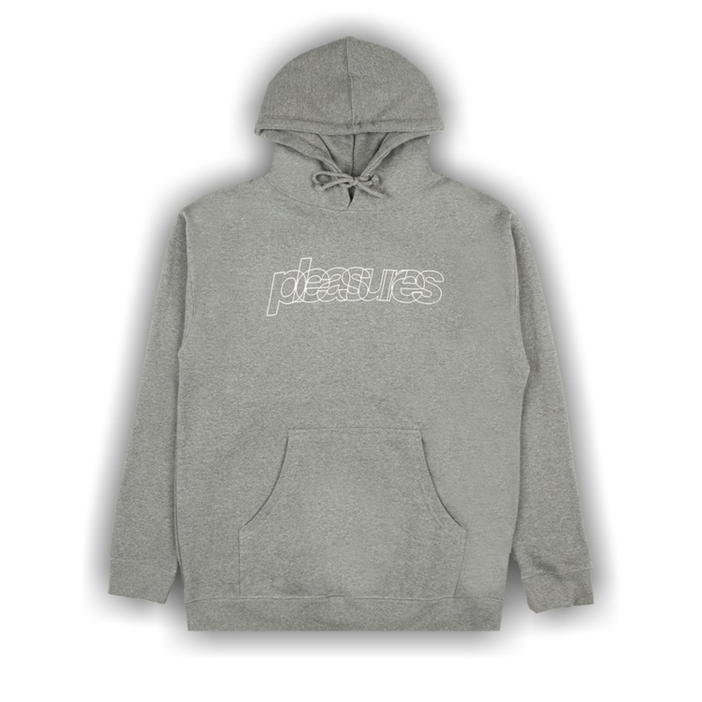 Pleasures Flight Hoodie Gunmetal Grey Size Medium